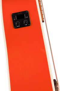 Fender California Standard Redondo CE WN Guitarra Electroacústica Fiesta Red 5