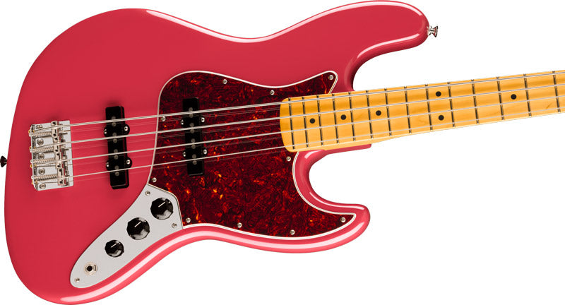 Fender American Professional Classic Jazz Bass MN Bajo Eléctrico Faded Dakota Red 3