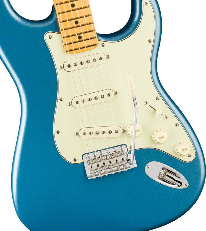 Fender American Professional Classic Stratocaster MN Guitarra Eléctrica Faded Lake Placid Blue 4