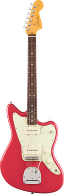 Fender American Professional Classic Jazzmaster RW Guitarra Eléctrica Faded Dakota Red 1