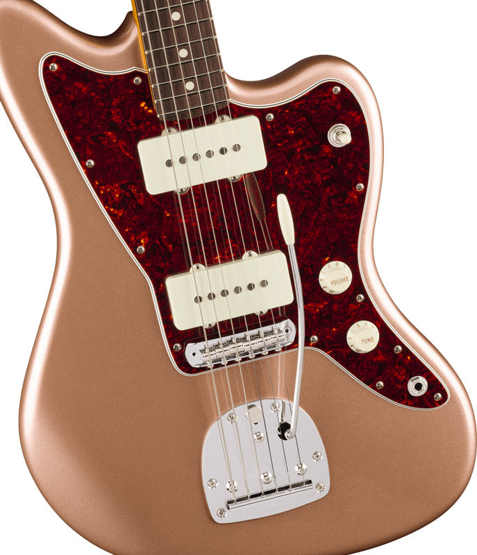 Fender American Professional Classic Jazzmaster RW Guitarra Eléctrica Faded Firemist Gold 4