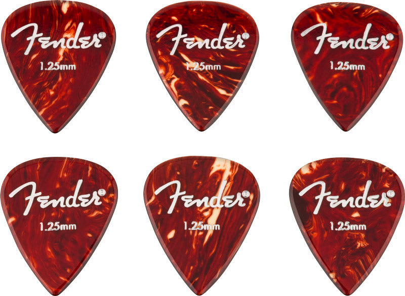 Fender 1986351001 Aero Acrylic Pack 6 Púas 1.25mm 1