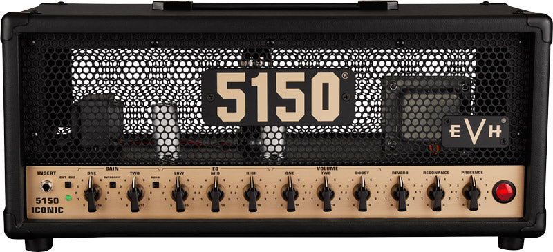 EVH 5150 Iconic Series 15W EL34 Head Amplificador Cabezal Guitarra Negro 1