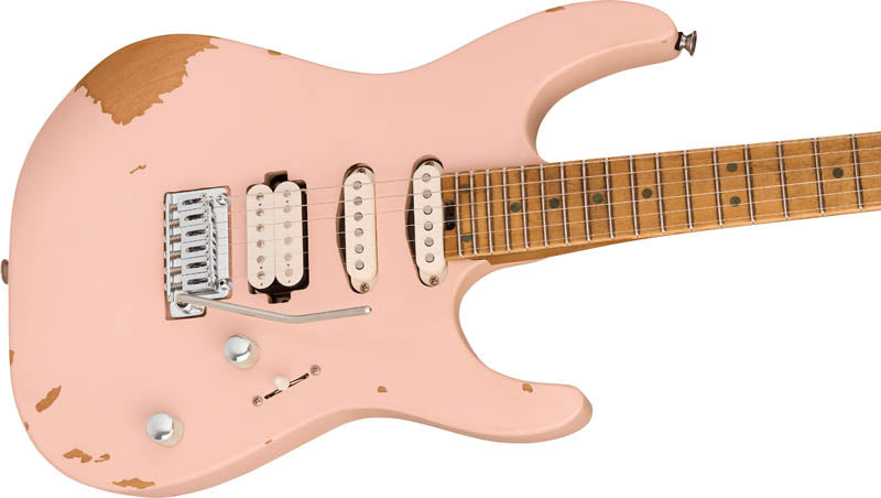 Charvel DK24 2PT Pro-Mod Signature Rick Graham CMN Guitarra Eléctrica Worn Shell Pink 3