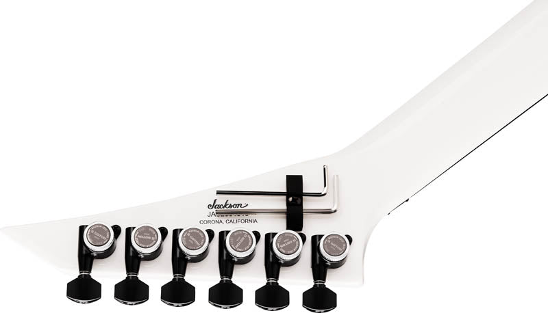 Jackson RR24 American Series Rhodes EB Guitarra Eléctrica Snow White 6