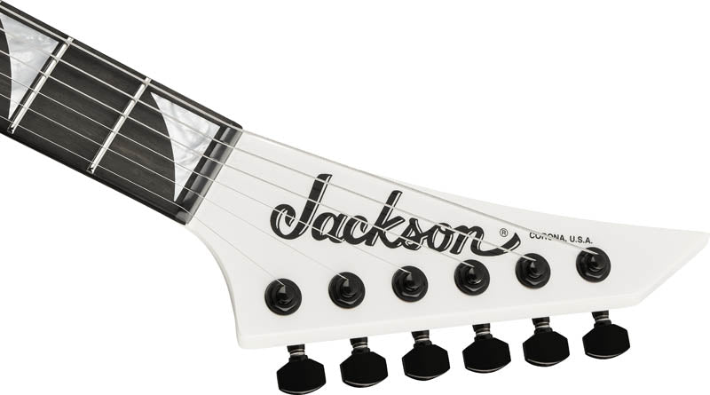 Jackson RR24 American Series Rhoads HT EB Guitarra Eléctrica Snow White 5