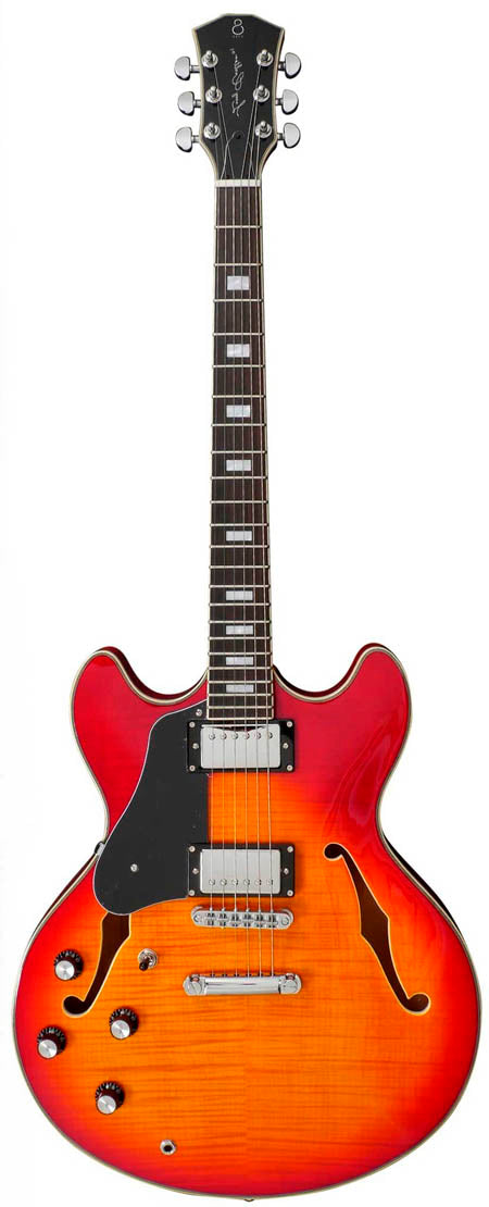 Sire H7 LH CS Larry Carlton Guitarra Eléctrica Para Zurdos Cherry Sunburst 1