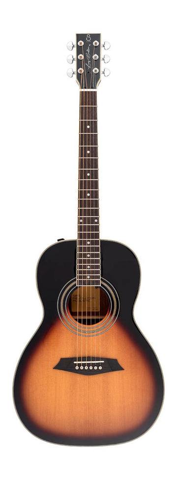 Sire A3 Parlor VS Larry Carlton Guitarra Electroacústica Vintage Sunburst 1