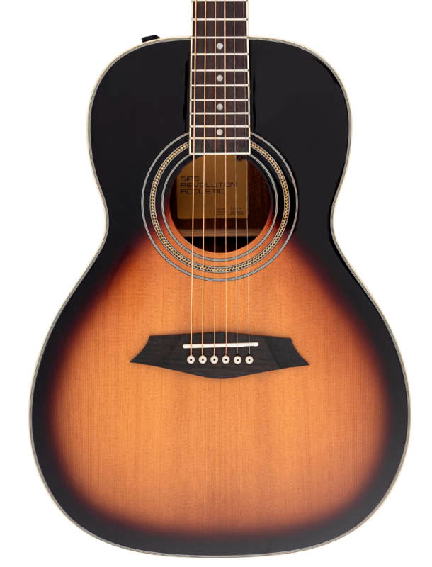 Sire A3 Parlor VS Larry Carlton Guitarra Electroacústica Vintage Sunburst 4