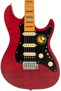 Sire S7 FM New Gen STR Larry Carlton Guitarra Eléctrica See Through Red 3