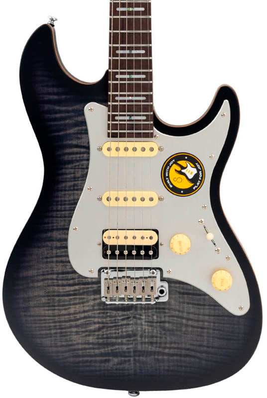 Sire S7 FM New Gen TBK Larry Carlton Guitarra Eléctrica Transparent Black Satin 3