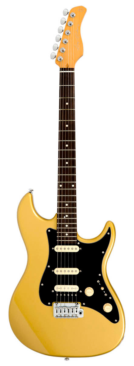 Sire S3 HSS New Gen MG Larry Carlton Guitarra Eléctrica Metallic Gold 1