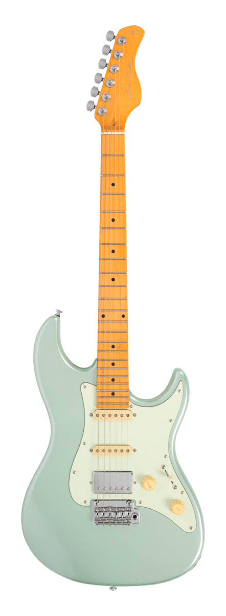 Sire S5 HSS SGM Larry Carlton Guitarra Eléctrica Surf Green Metallic 1