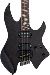 Sire X6 6 Headless TBLK Larry Carlton Guitarra Eléctrica Transparent Black 3
