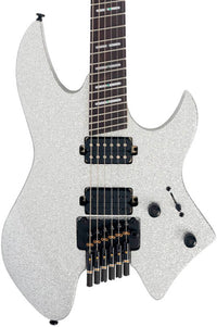 Sire X6 6 Headless SS Larry Carlton Guitarra Eléctrica Silver Sparkle 3