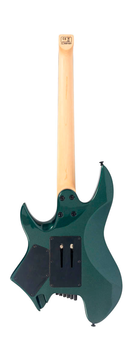 Sire X6 7 Headless MGR Larry Carlton Guitarra Eléctrica 7 Cuerdas Metallic Green 2