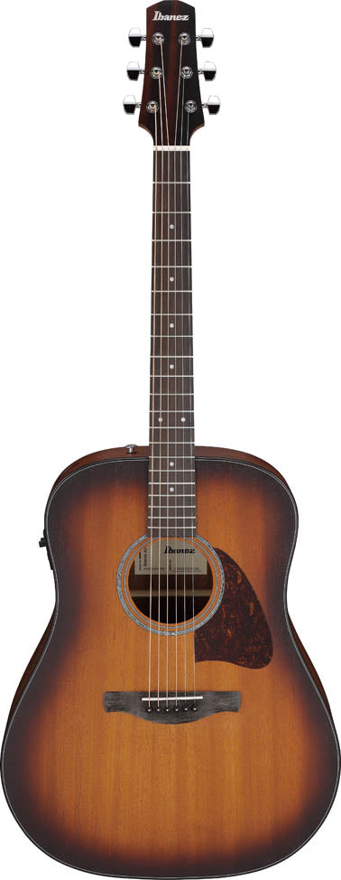 Ibanez AAD54E OMH Guitarra Electroacústica Grand Dreadnought Open Pore Mahogany Sunburst 1