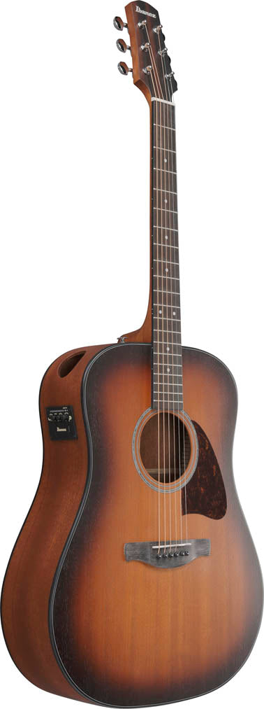 Ibanez AAD54E OMH Guitarra Electroacústica Grand Dreadnought Open Pore Mahogany Sunburst 3