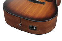 Ibanez AAD54E OMH Guitarra Electroacústica Grand Dreadnought Open Pore Mahogany Sunburst 5