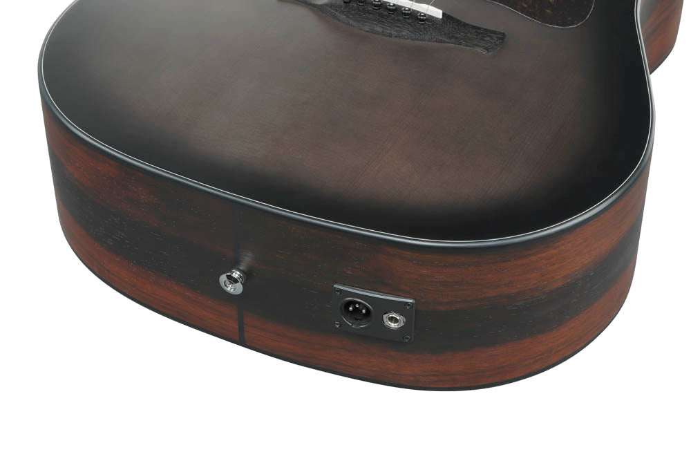 Ibanez AAD70CE TBN Guitarra Electroacústica Grand Dreadnought Transparent Charcoal Burst 5