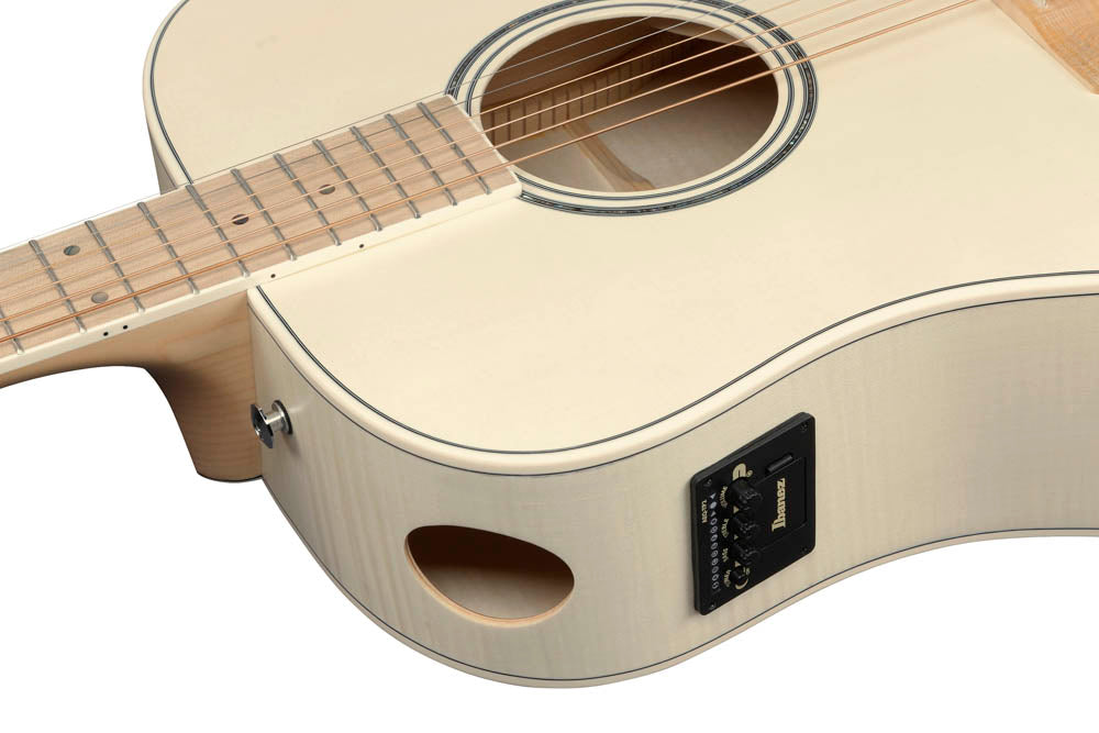 Ibanez AAD77M1E OAW Guitarra Electroacústica Grand Dreadnought Open Pore Antique White 6