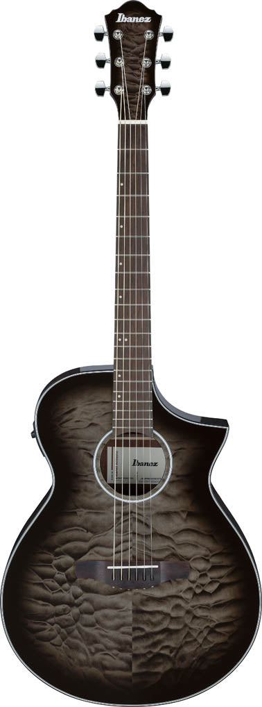 Ibanez AEWC16QA TKH Guitarra ElectroAcústica Transparent Black Sunburst 1