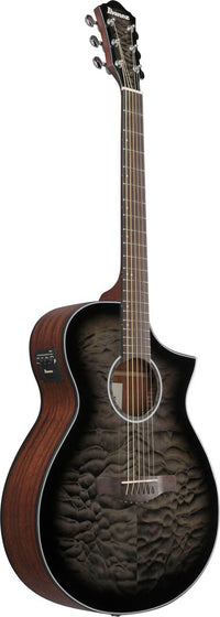 Ibanez AEWC16QA TKH Guitarra ElectroAcústica Transparent Black Sunburst 3