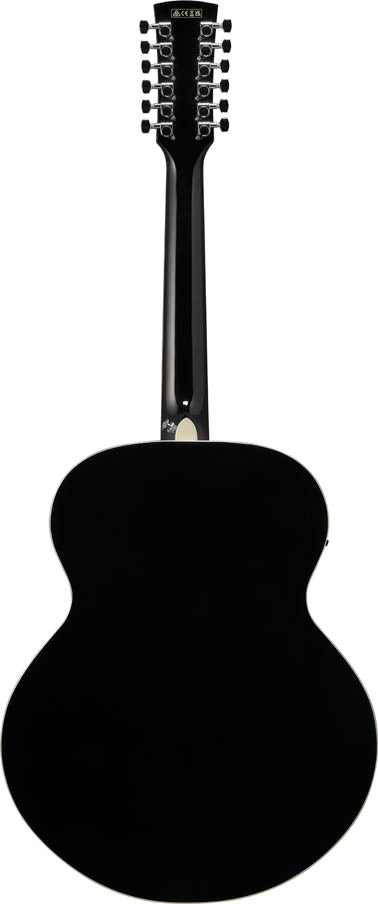 Ibanez AJ7012M1E BK Guitarra ElectroAcústica 12 Cuerdas Jumbo Black High Gloss 2