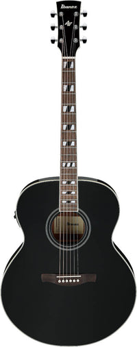 Ibanez AJ70M1E BK Guitarra ElectroAcústica Jumbo Black High Gloss 1