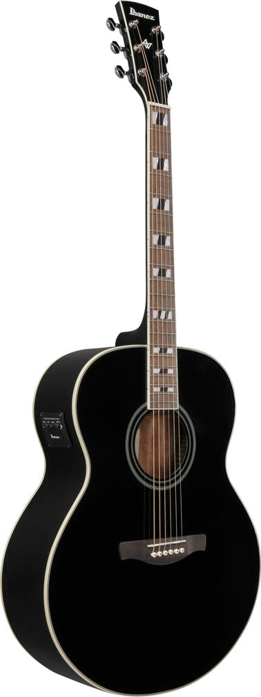 Ibanez AJ70M1E BK Guitarra ElectroAcústica Jumbo Black High Gloss 3