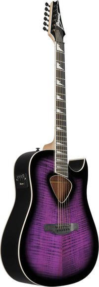 Ibanez ALT50FA TVT Altstar Guitarra ElectroAcústica Transparent Violet Sunburst High Gloss 3