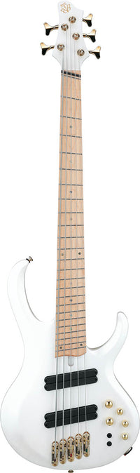 Ibanez BTB605MLM PWM Bass Workshop Bajo Eléctrico 5 Cuerdas Pearl White Matte 1