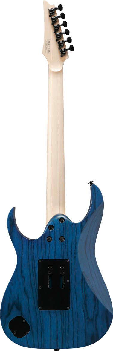 Ibanez RG653DX TDF Prestige Guitarra Eléctrica Transparent Deep Blue Flat 2