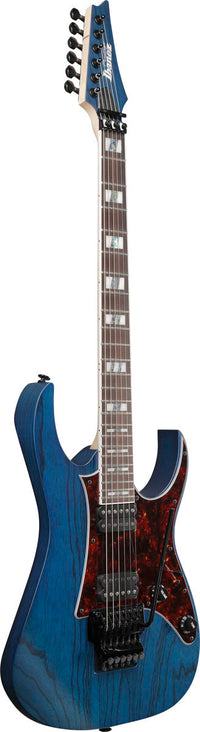 Ibanez RG653DX TDF Prestige Guitarra Eléctrica Transparent Deep Blue Flat 3
