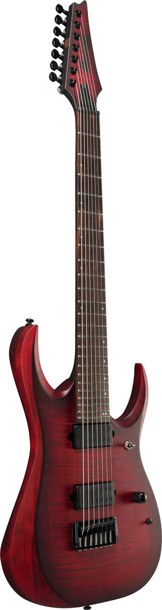 Ibanez RGD721FA WUF Guitarra Eléctrica 7 Cuerdas Stained Wine Red Burst Flat 3