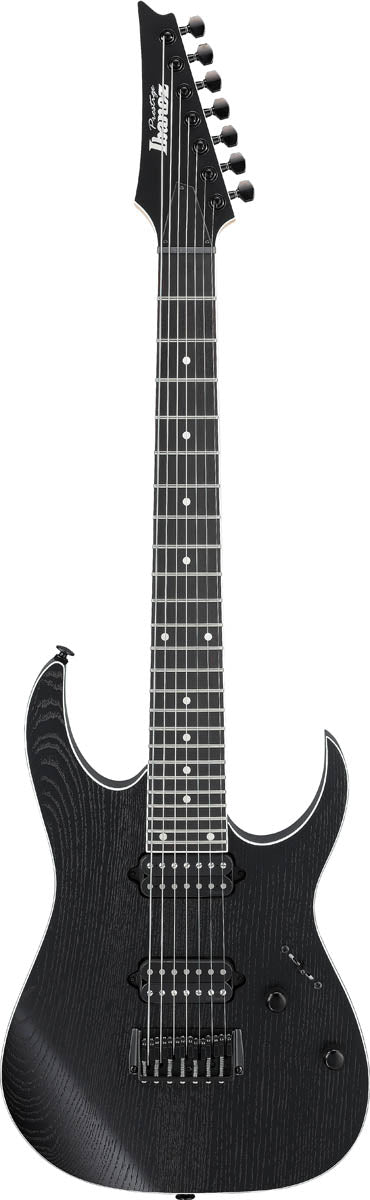 Ibanez RGR762AHBF WK Prestige Guitarra Eléctrica 7 Cuerdas Weathered Black 1