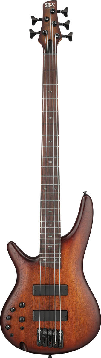 Ibanez SR505AL MHL Bajo Eléctrico 5 Cuerdas Para Zurdos Mahogany Brown Burst Low Gloss 1
