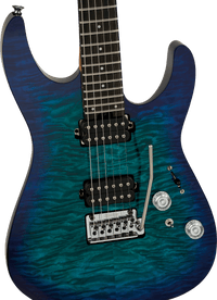 Charvel Pro-Mod Plus DK24 HH 2PT QM EB Guitarra Eléctrica Chlorine Burst 4