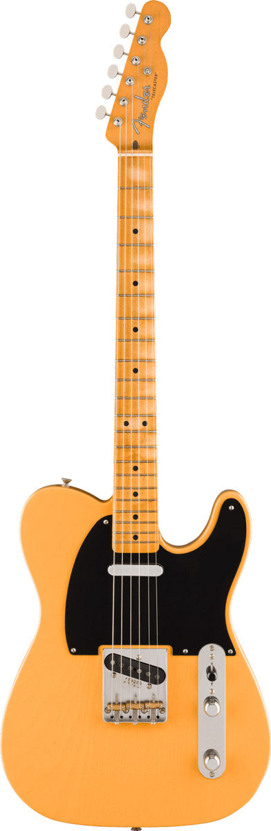 Fender 75th Anniversary Vintera Road Worn 1951 Telecaster MN Guitarra Eléctrica Butterscotch Blonde 1