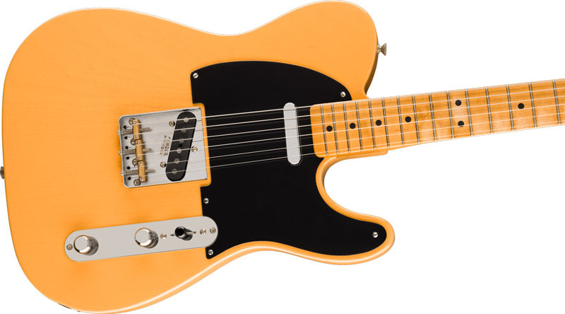 Fender 75th Anniversary Vintera Road Worn 1951 Telecaster MN Guitarra Eléctrica Butterscotch Blonde 3