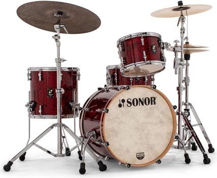 Sonor Momentum Beech 320 Batería Acústica Red Pearl 1