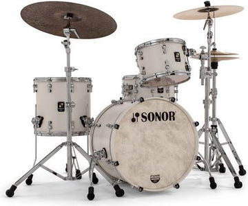 Sonor Momentum Beech 320 Batería Acústica Satin Pure White 1