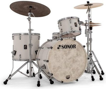 Sonor Momentum Beech 322 Batería Acústica Satin Pure White 1