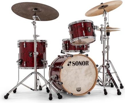 Sonor Momentum Birch 318 Batería Acústica Red Pearl 1