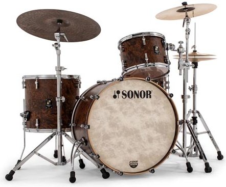 Sonor Momentum Birch 324 Batería Acústica California Burl 1