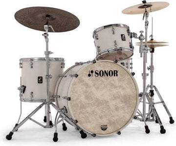 Sonor Momentum Birch 324 Batería Acústica Satin Pure White 1