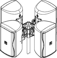 Electro Voice Ab-Ze Soporte para Montaje en Array ZX1 o EVID 2