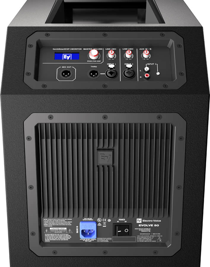 Electro Voice EVOLVE50-KB-EU Sistema de Sonido Portátil 12 Pulgadas 2