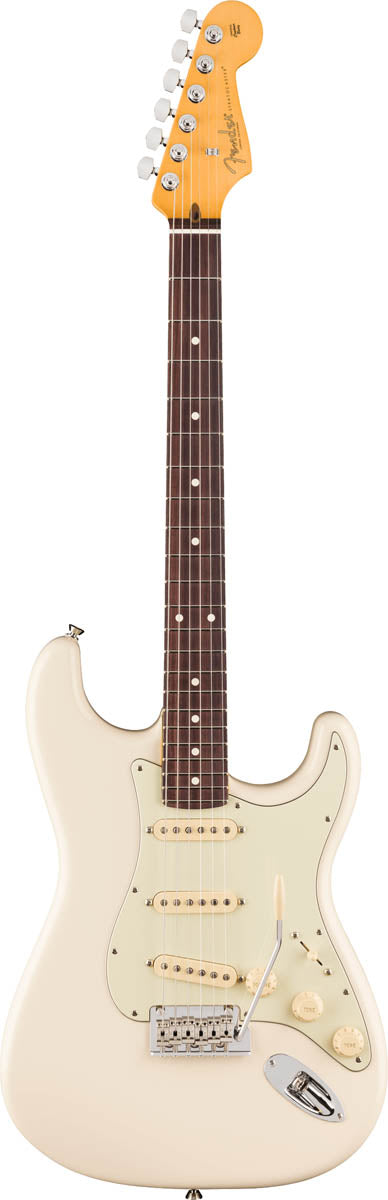 Fender American Professional Stratocaster RW Guitarra Electrica Olympic White 1