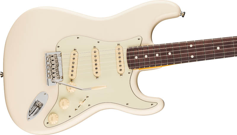 Fender American Professional Stratocaster RW Guitarra Electrica Olympic White 4